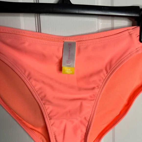 No Boundaries Neon Coral Bikini Bottom - Picture 3 of 4